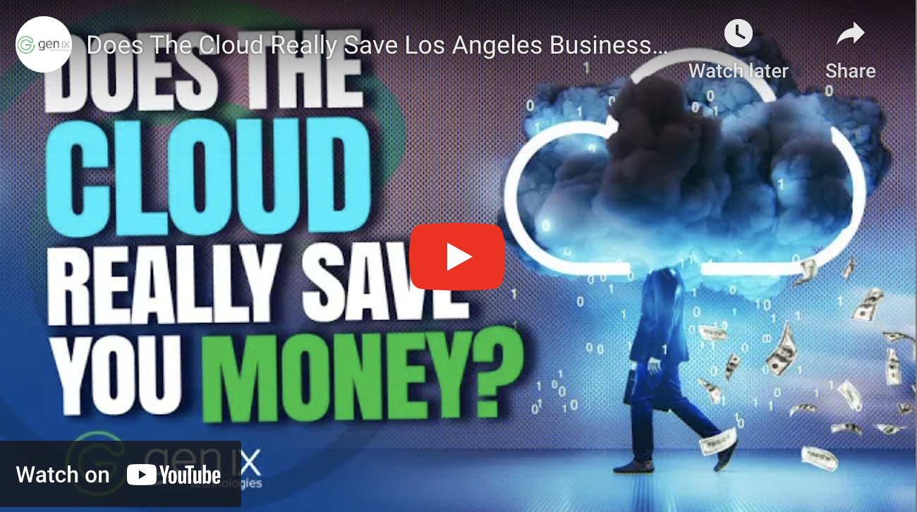 Does The Cloud Really Save Los Angeles Businesses Money?